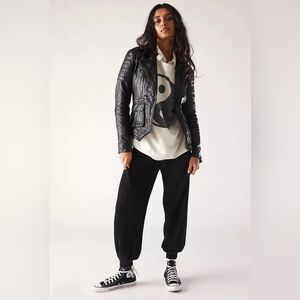 Free People Beach Free-est Black 'Oh Yeah Sweater Pants' Size Small